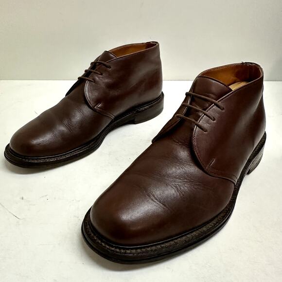 Loake Shoemakers x Cole Haan Brown Calf Chukka Boots Bench Made in England 8.5 - Picture 5 of 13